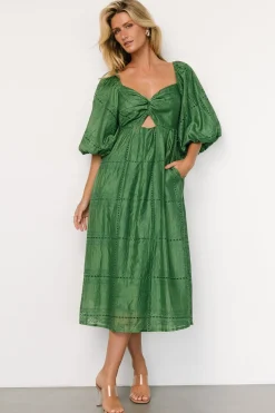 Brynn Midi Dress | Green