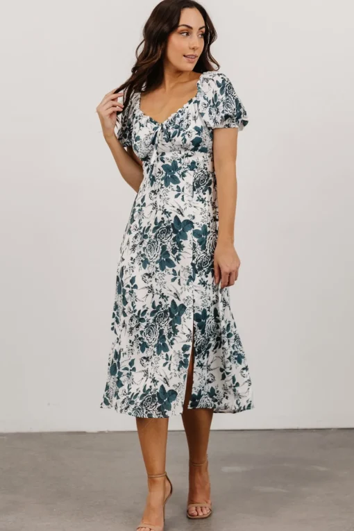 Cadence Midi Dress | Jade Floral