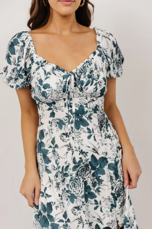 Cadence Midi Dress | Jade Floral