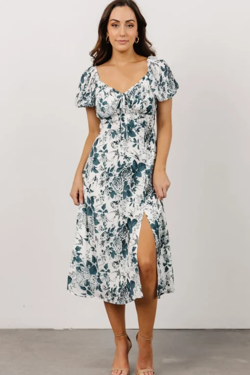 Cadence Midi Dress | Jade Floral