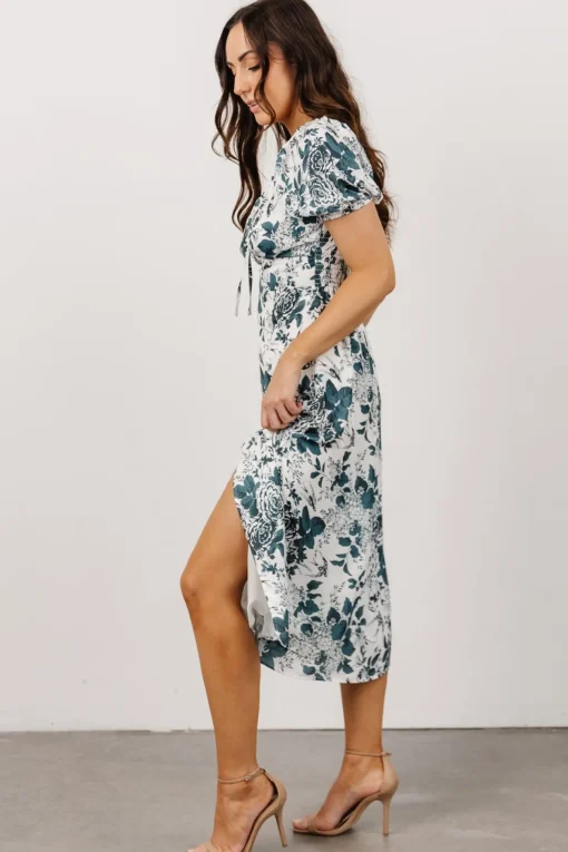 Cadence Midi Dress | Jade Floral