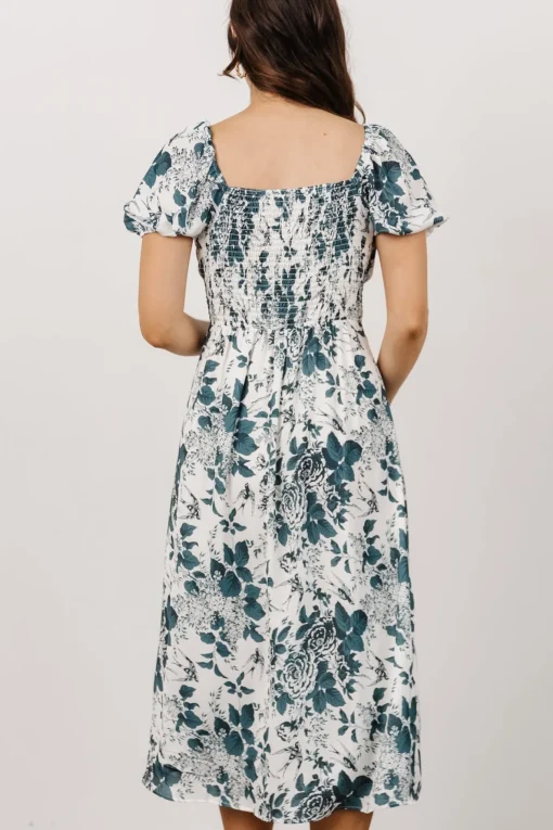 Cadence Midi Dress | Jade Floral