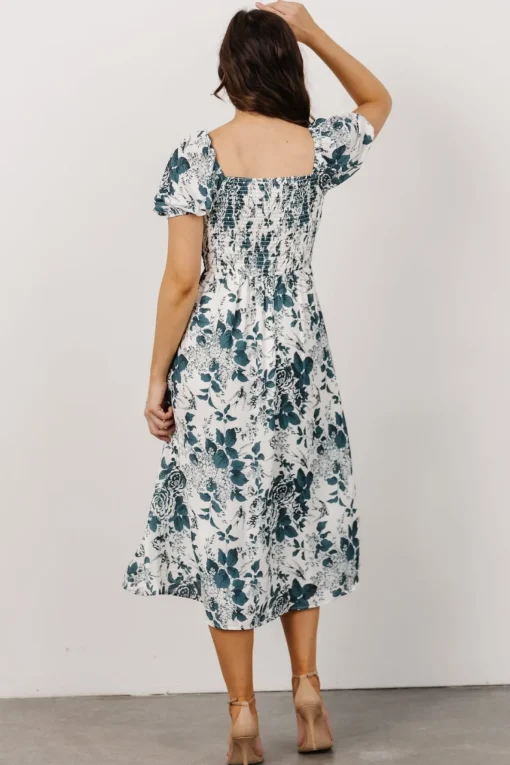 Cadence Midi Dress | Jade Floral