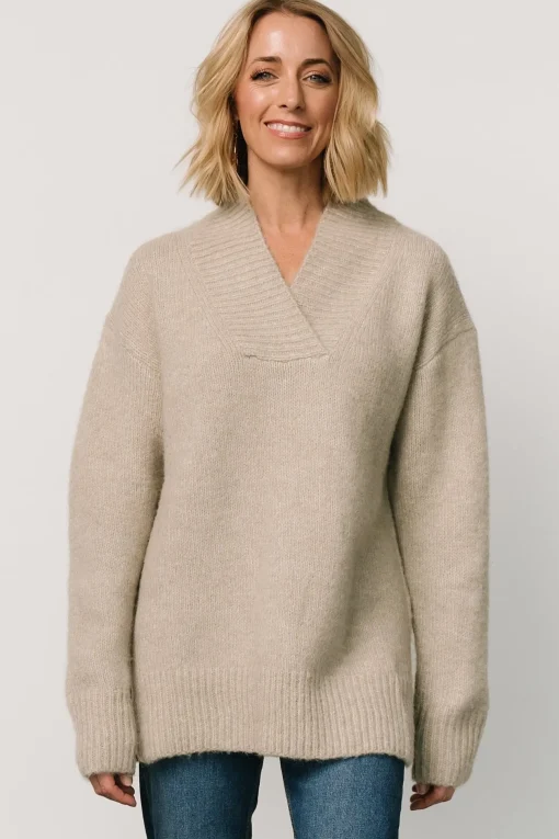 Calgary Oversized Sweater | Oatmeal