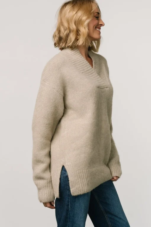 Calgary Oversized Sweater | Oatmeal