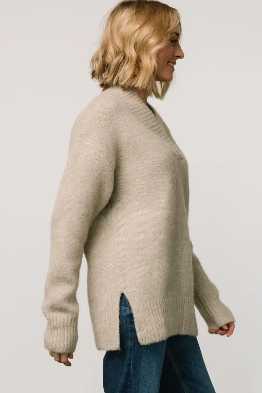 Calgary Oversized Sweater | Oatmeal