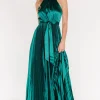 Capulet Pleated Maxi Dress | Emerald