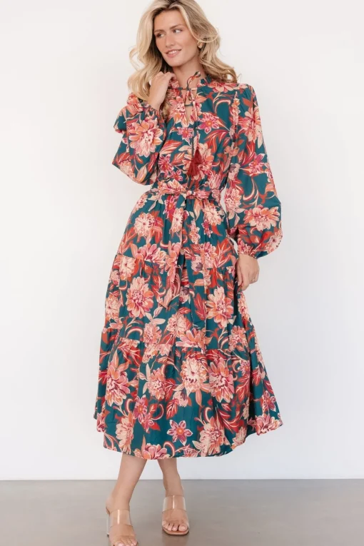 Charleston Dress | Jade Multi Floral