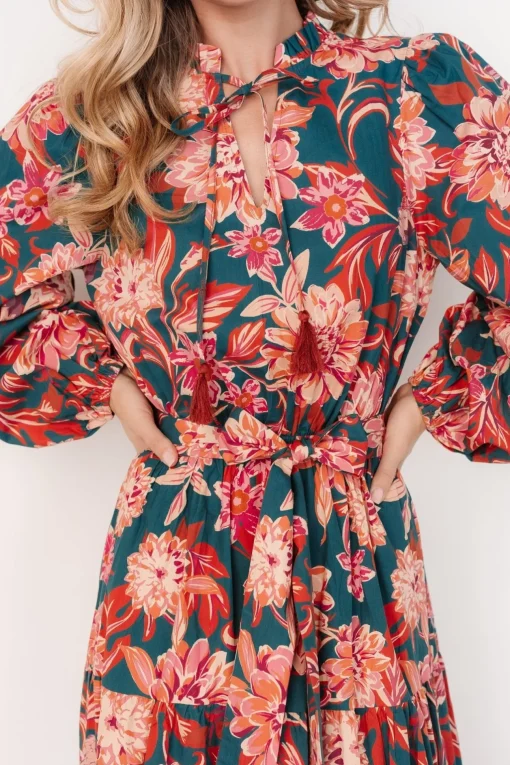 Charleston Dress | Jade Multi Floral