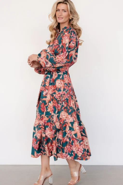 Charleston Dress | Jade Multi Floral