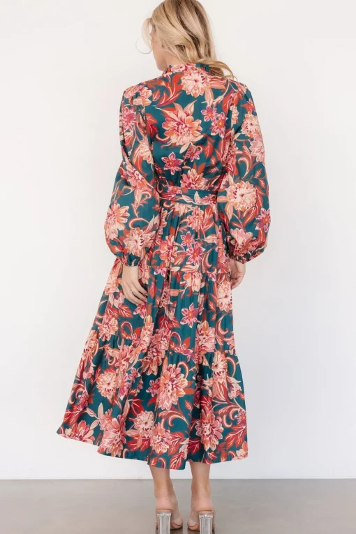 Charleston Dress | Jade Multi Floral