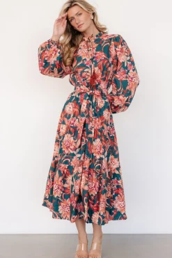 Charleston Dress | Jade Multi Floral