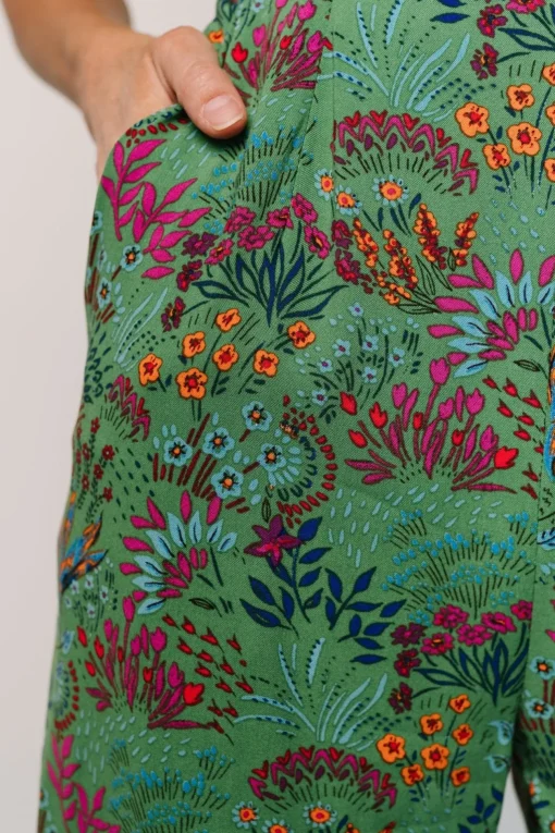 Chora Jumpsuit | Green Multi