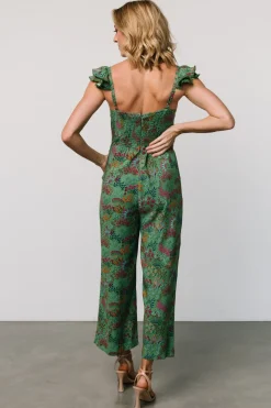 Chora Jumpsuit | Green Multi