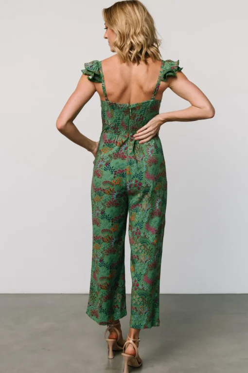 Chora Jumpsuit | Green Multi