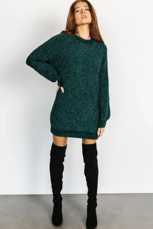 Christa Sweater Dress | Emerald