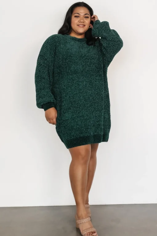 Christa Sweater Dress | Emerald