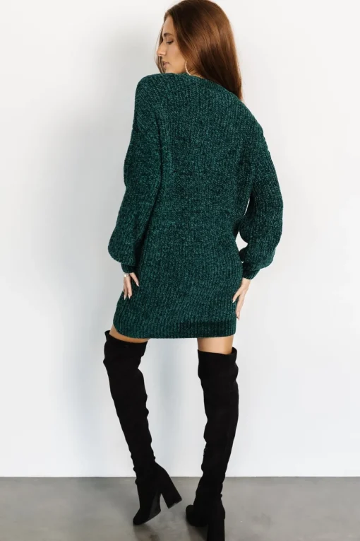 Christa Sweater Dress | Emerald