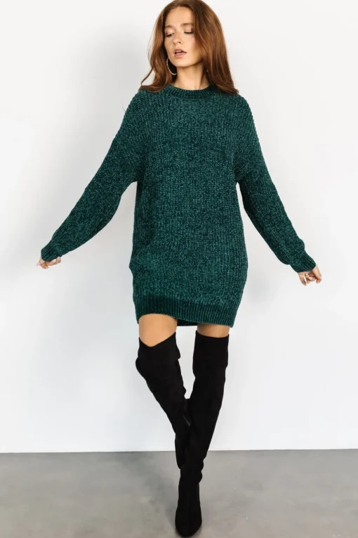 Christa Sweater Dress | Emerald