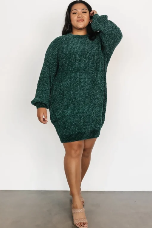 Christa Sweater Dress | Emerald