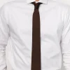Classic Satin Tie | Espresso