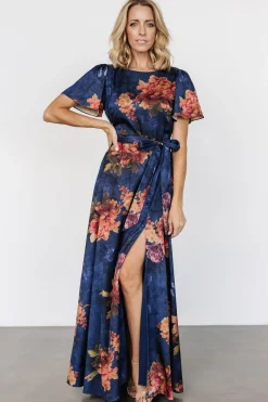 Colina Maxi Dress | Navy Floral