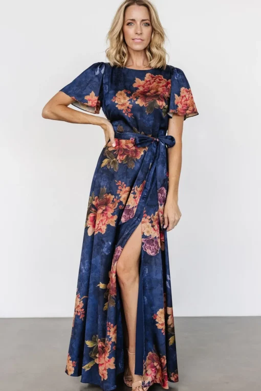 Colina Maxi Dress | Navy Floral