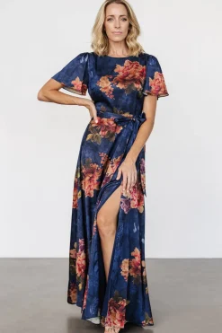 Colina Maxi Dress | Navy Floral
