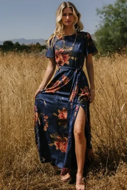 Colina Maxi Dress | Navy Floral