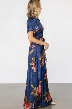 Colina Maxi Dress | Navy Floral