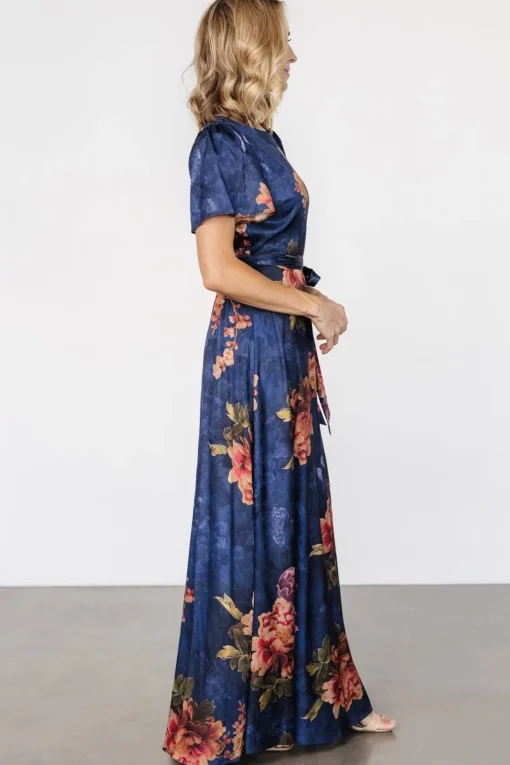Colina Maxi Dress | Navy Floral