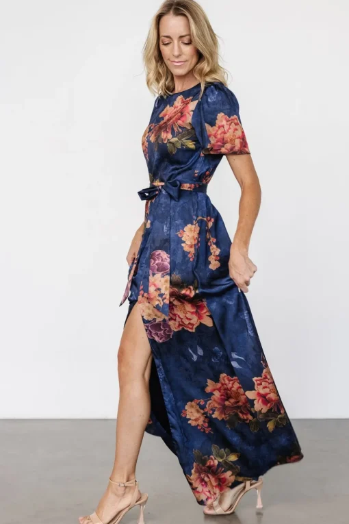 Colina Maxi Dress | Navy Floral