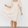 Daisy Short Dress | Vintage Cream Floral