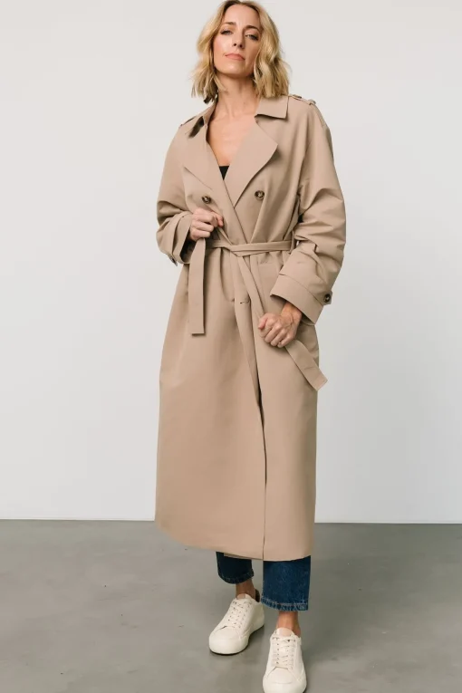 Elias Trench Coat | Beige