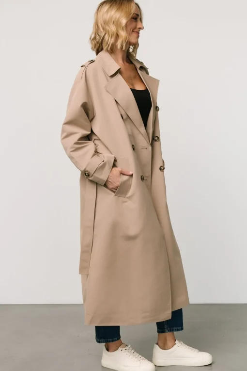 Elias Trench Coat | Beige