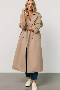 Elias Trench Coat | Beige