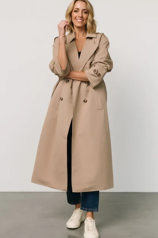 Elias Trench Coat | Beige