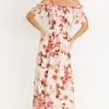 Elina Maxi Dress | Mauve Multi Floral