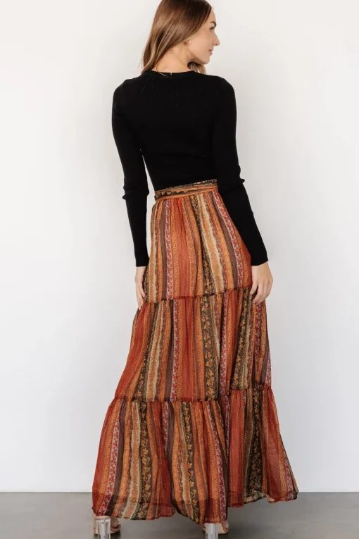 Emryn Sweater Dress | Black + Multi Print
