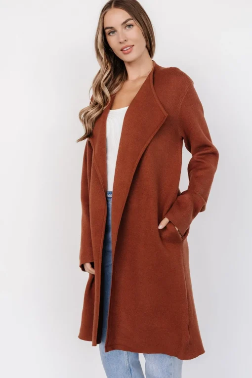 Exeter Shawl Cardigan | Nutmeg