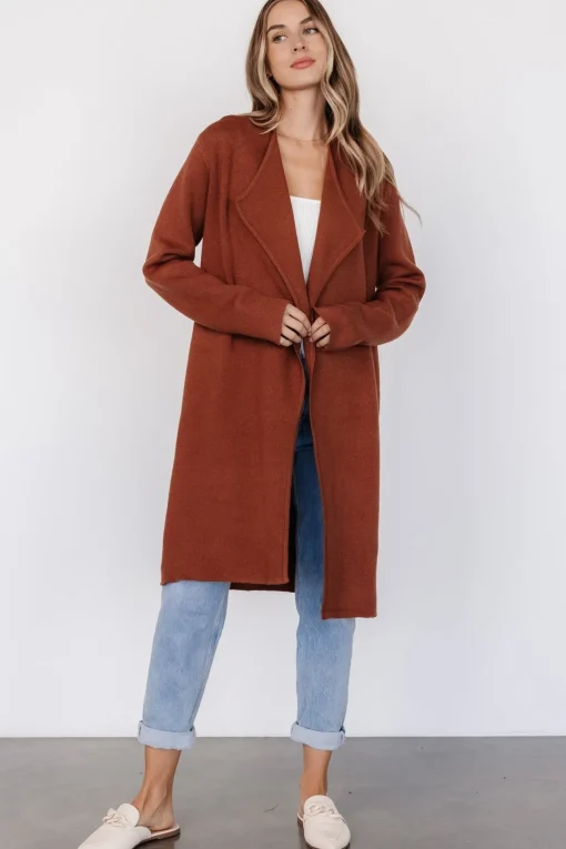Exeter Shawl Cardigan | Nutmeg
