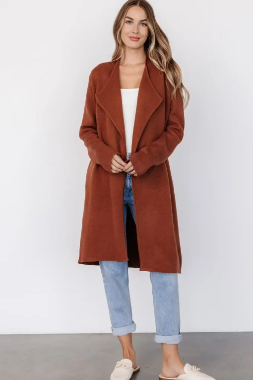 Exeter Shawl Cardigan | Nutmeg