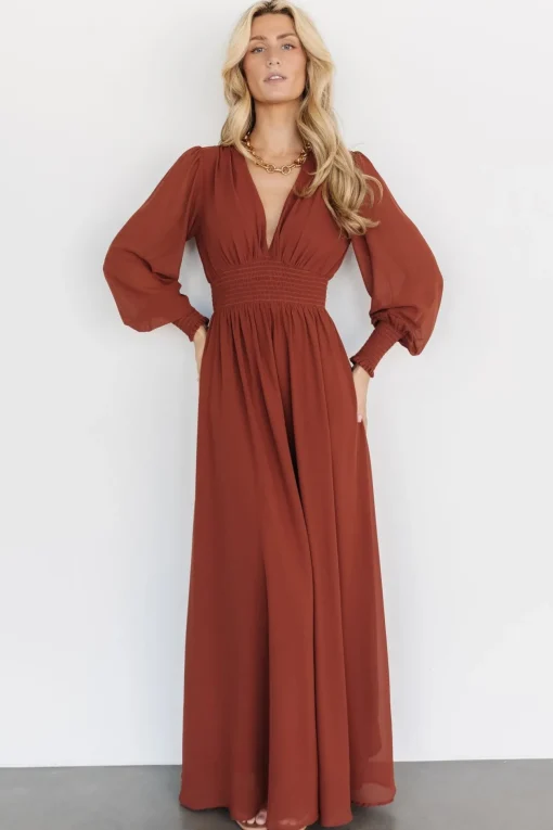 Fabric Swatch - Olivia Chiffon | Cinnamon