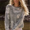 Fairbanks Sweater | Blue Sage Print