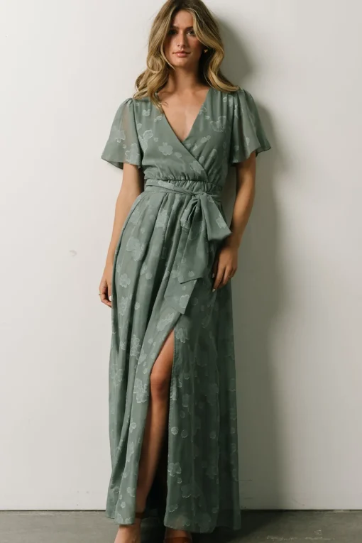 Faye Maxi Dress | Eucalyptus