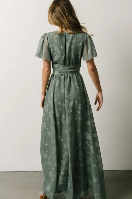Faye Maxi Dress | Eucalyptus