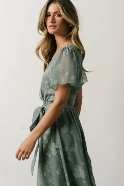 Faye Maxi Dress | Eucalyptus