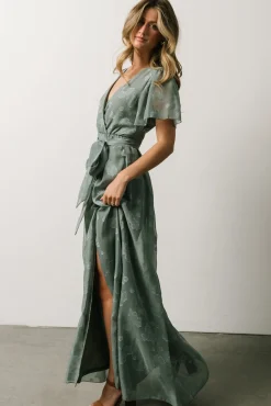Faye Maxi Dress | Eucalyptus