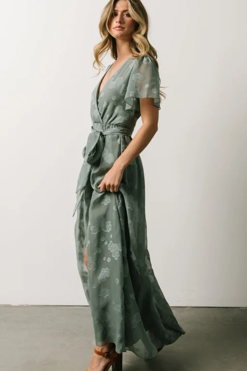 Faye Maxi Dress | Eucalyptus