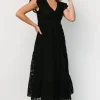 Ferrara Lace Maxi Dress | Black
